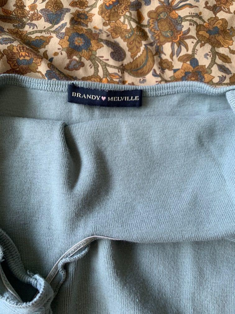 Brandy sage green tank, Women's Fashion, Tops, Other Tops on Carousell