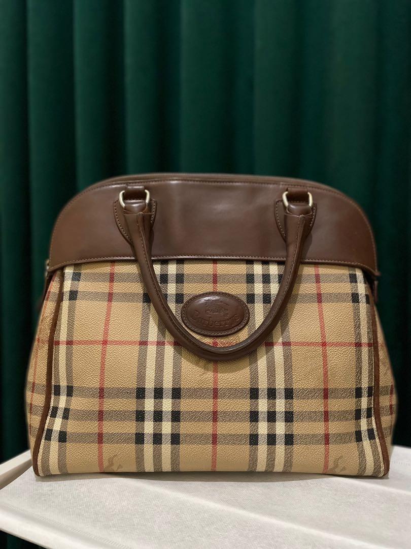 Burberry Alma Vintage, Fesyen Wanita, Tas & Dompet di Carousell