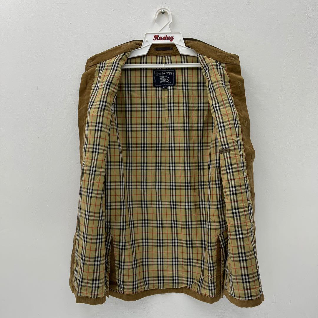 Burberry Corduroy Jacket Novacheck Workwear Jacket Men s Fashion