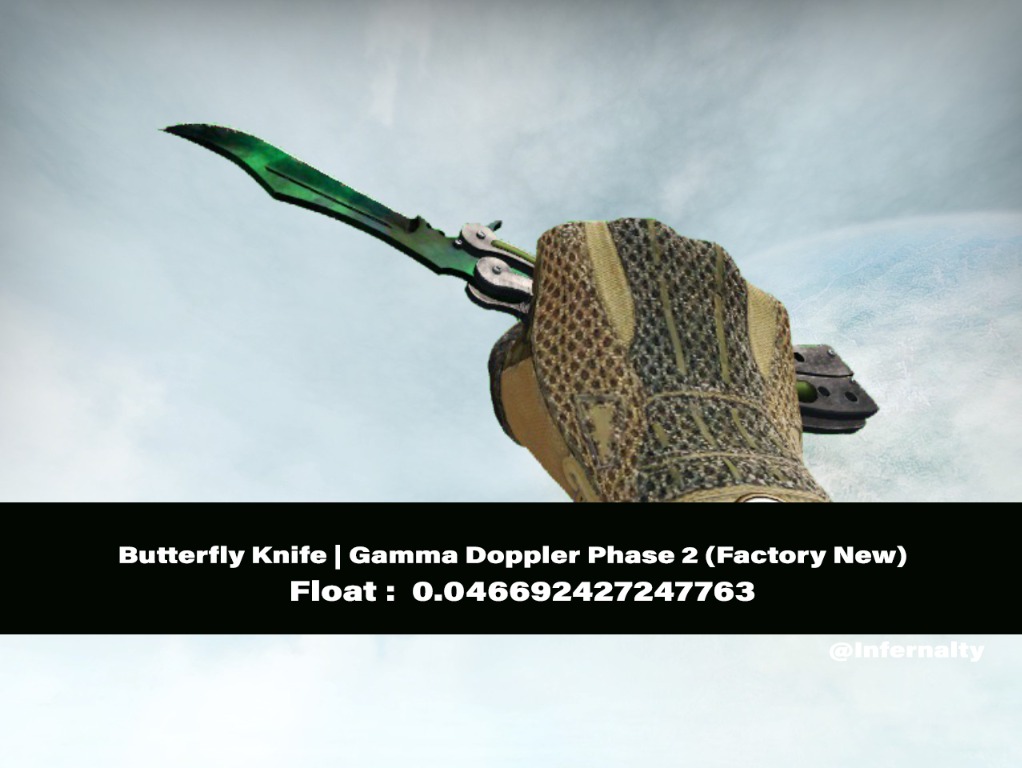 Butterfly Knife Gamma Doppler Phase 2 FN CSGO SKINS KNIVES, Video