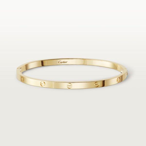 Cartier Love Bracelet Small Size 17 Yellow Gold Women S Fashion Jewelry Organisers Bracelets On Carousell