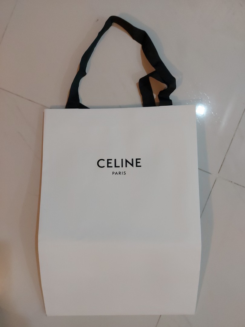 Celine paper bag (large), Luxury, Accessories on Carousell