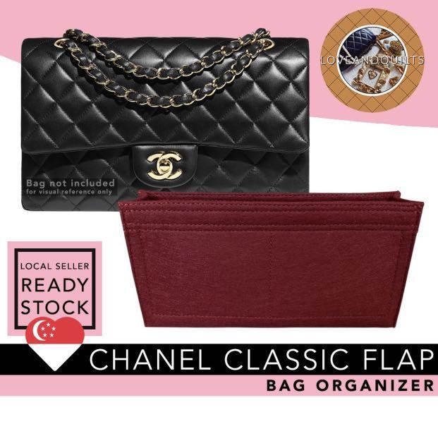 Chanel Classic Flap Bag Organizer Bag Insert Bag Shaper/ Quality Felt Bag  Organiser , Women's Fashion, Activewear on Carousell