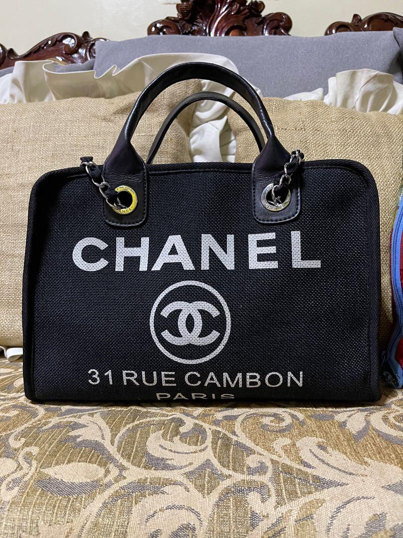 Chanel Deauville small bowler (Category: Luxury Bags & Wallets) located in San Fernando. Submitted by km_koleksyon (Listing ID 1140545111, Image 1). Description: Good condition.