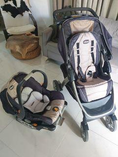 Chicco Bravo Baby stroller and car seat