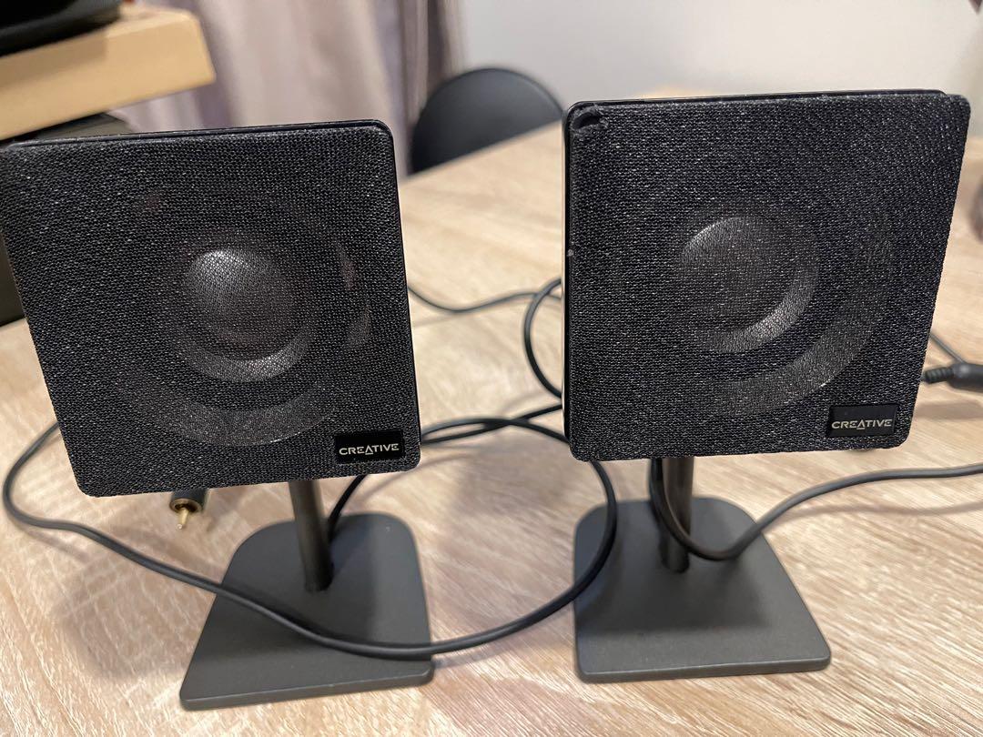 Creative T3 Satellite Speakers with new volume knob, Audio, Soundbars ...