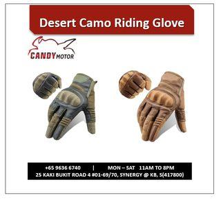 Desert Camo Riding Glove