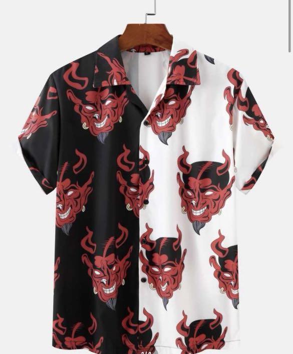 Devil shirt sales button up