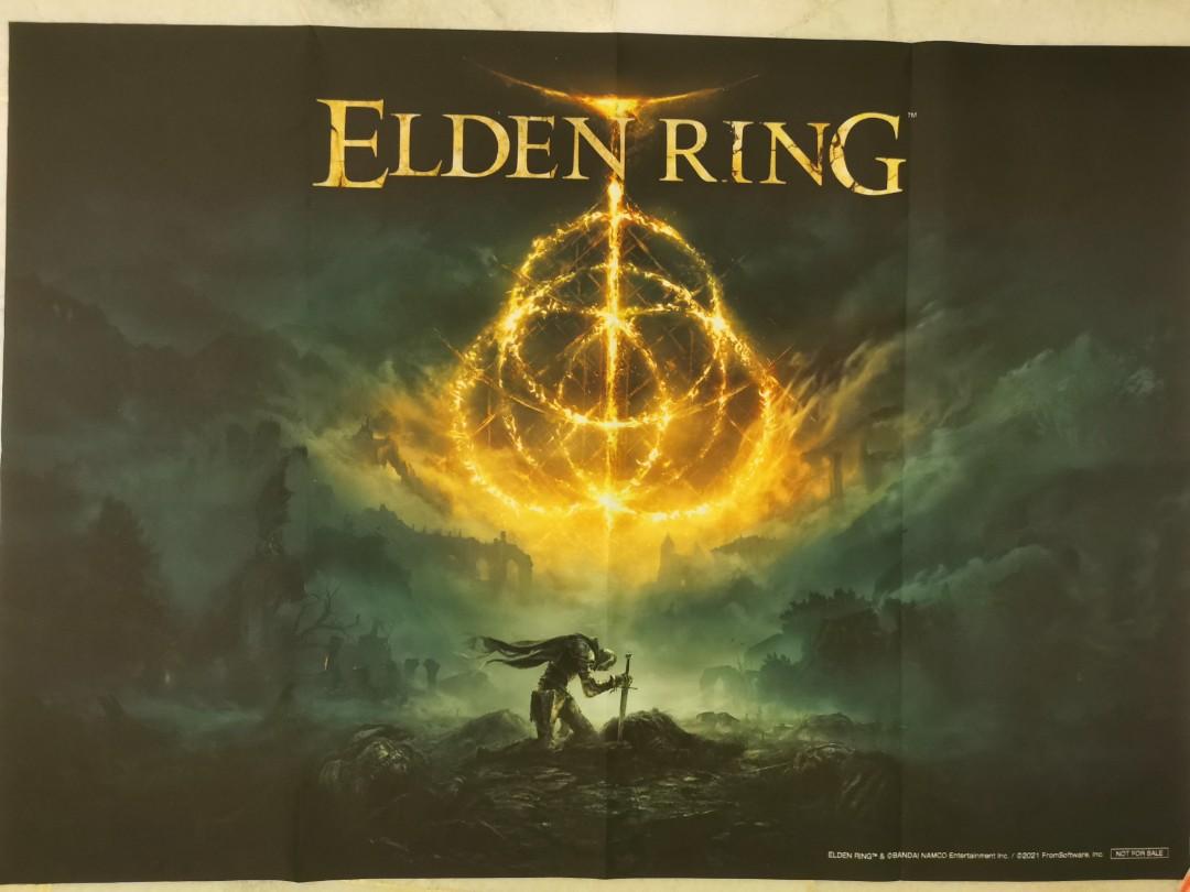 Elden Ring (Official) Fabric Poster, Video Gaming, Video Games