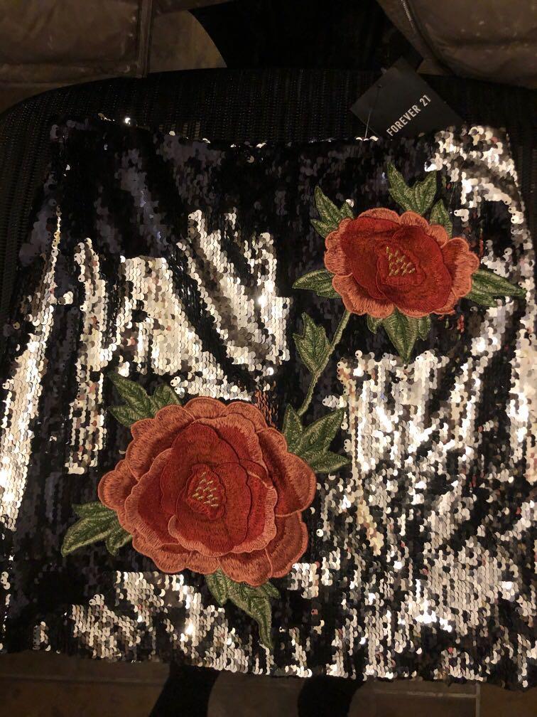 Reversible sequin skirt discount