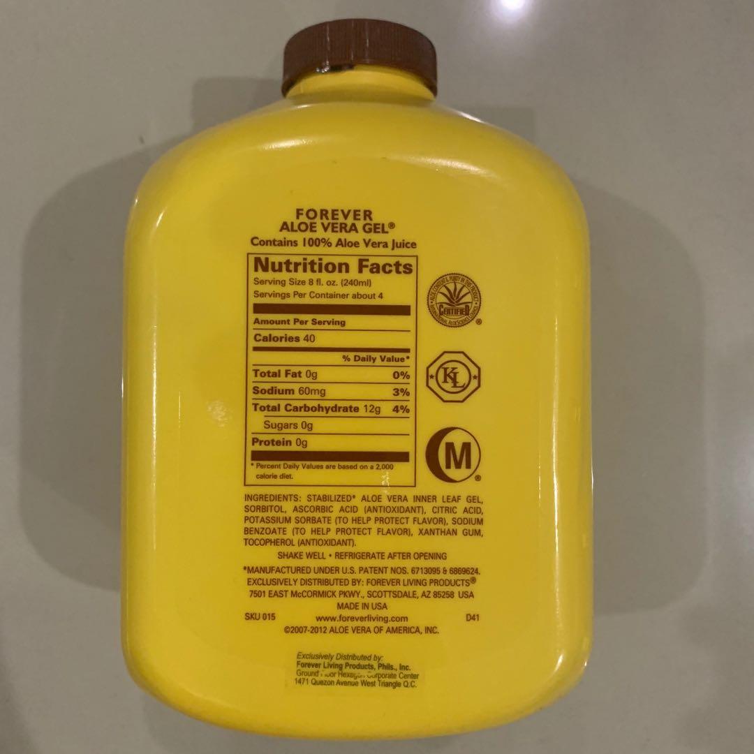 Forever Living Aloe Vera Gel, Health & Nutrition, Health Supplements,  Health Food, Drinks & Tonics on Carousell