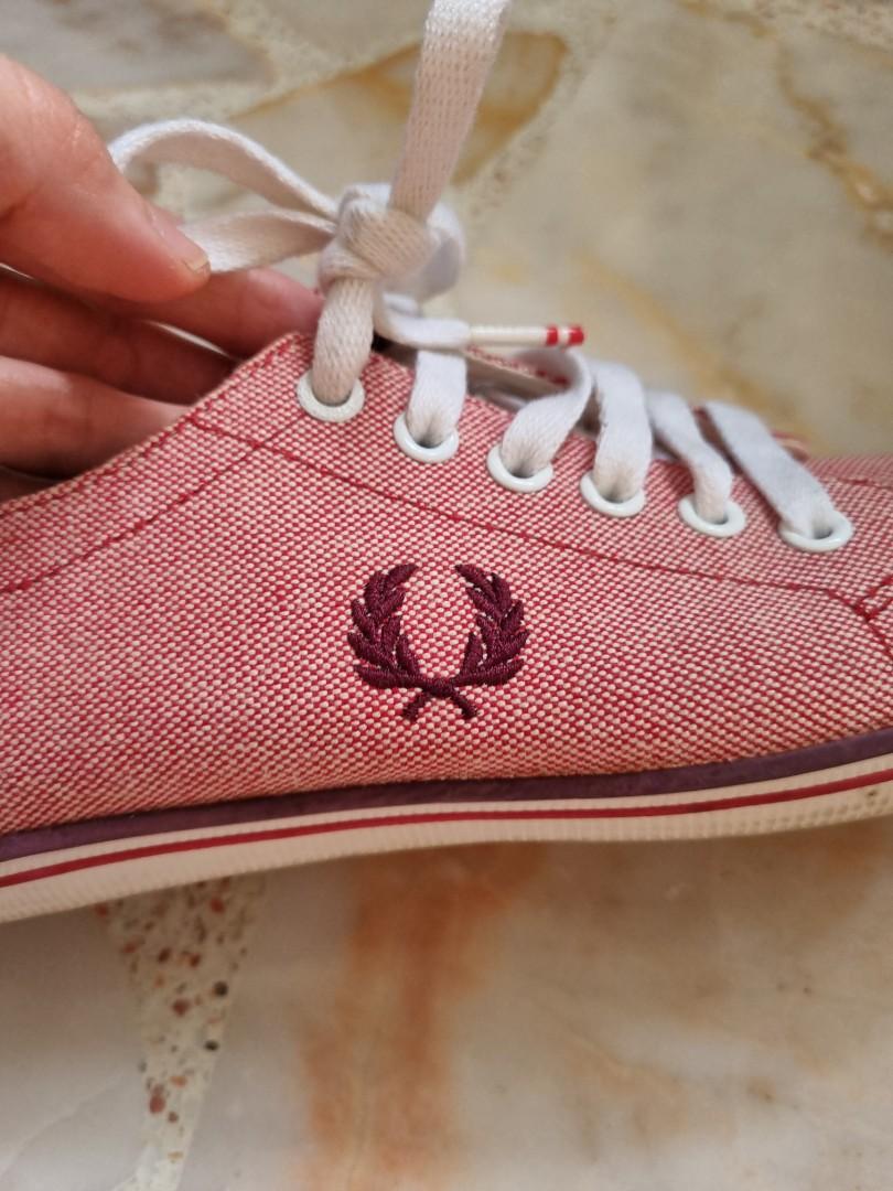 Fred perry red low sneakers