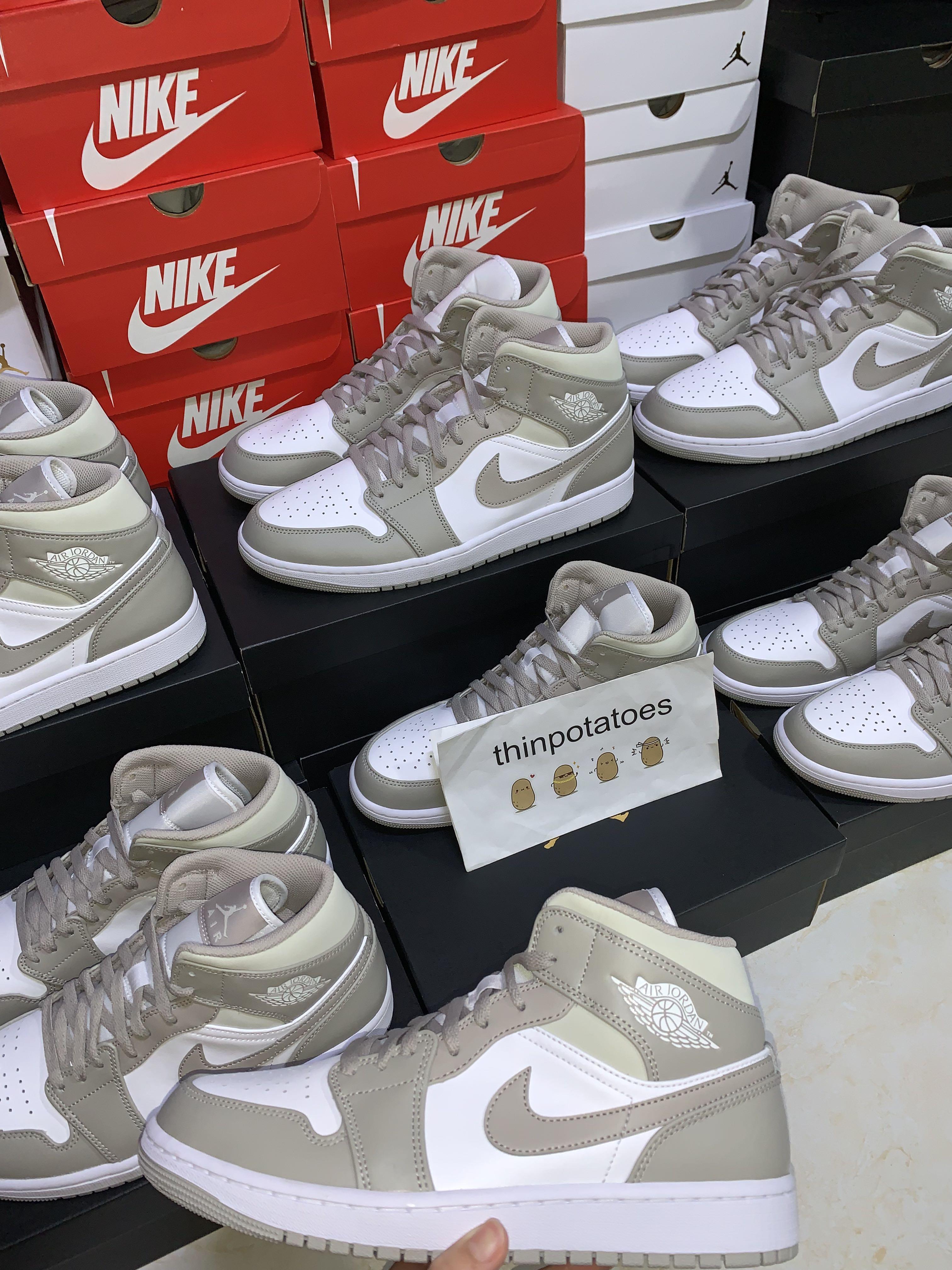 Air jordan 1 mid best sale size 1