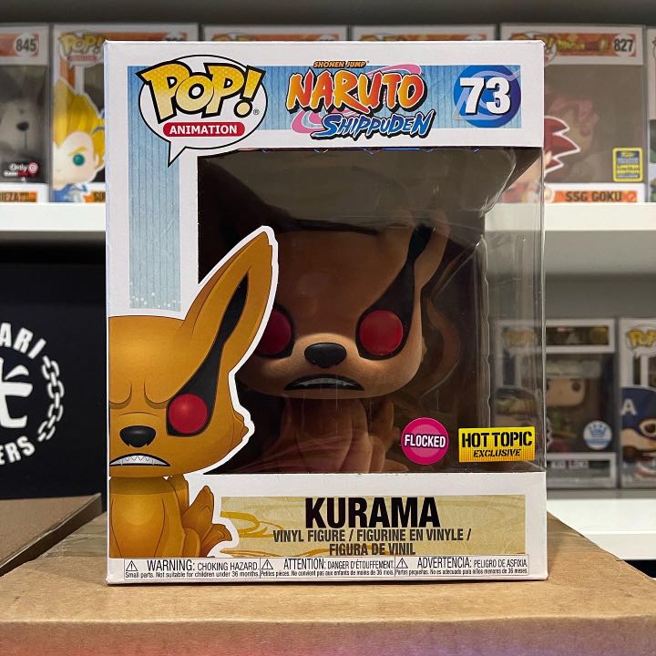 Funko Pop! Kurama Flocked HT Exclusive, Hobbies & Toys, Collectibles