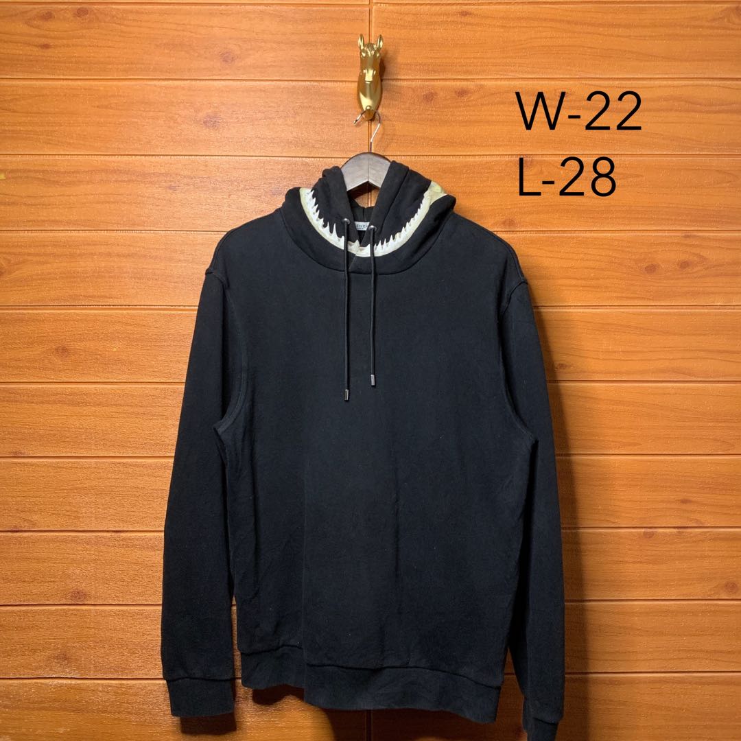 givenchy shark jaw hoodie