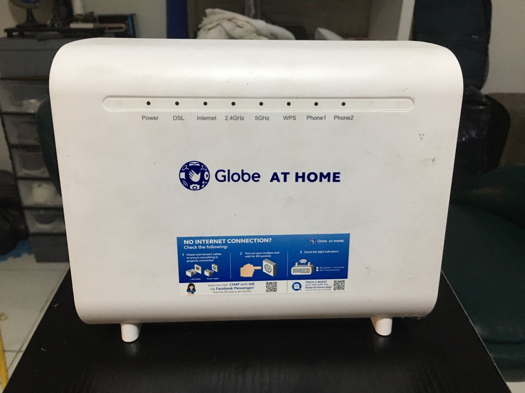 Globe modem, Computers & Tech, Office & Business Technology on Carousell