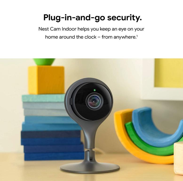 Google Nest Cam Indoor (Category: Security Systems & CCTV Cameras) located in Marikina City. Submitted by skowshop (Listing ID 1140606938, Image 2). Description: Indoor/Outdoor Usage Indoor Brand Google Connectivity Technology Wireless Recommended Uses For Product Surveillance Room Type Office, Kitchen, Bathroom, Living Room, Bedroom, Classroom, Study Room, Hallway About this item: > 24/7 live stream video in full 1080p HD over Wi-Fi. Check in fr