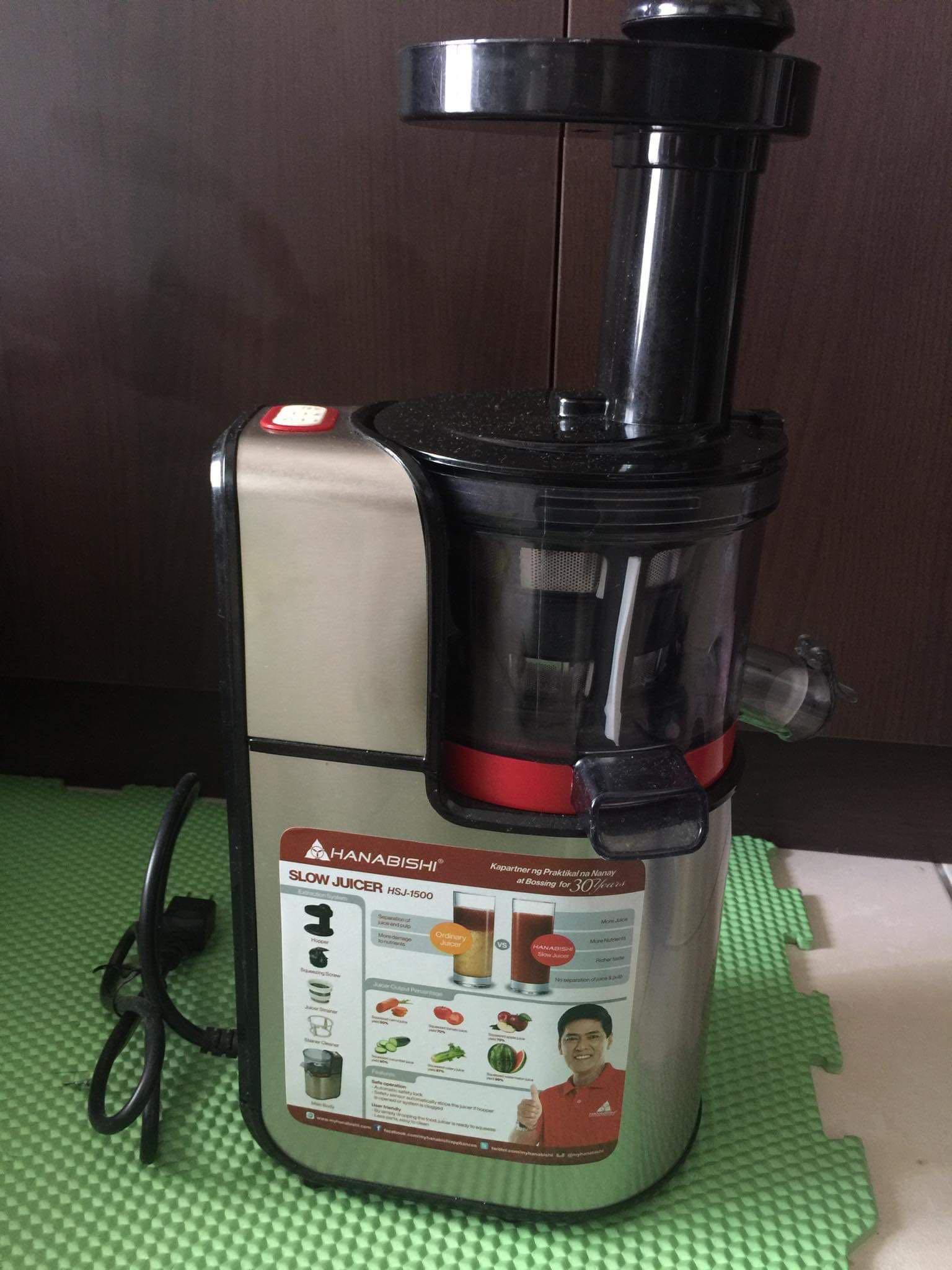Hanabishi Slow Juicer HSJ1500, TV & Home Appliances, Kitchen