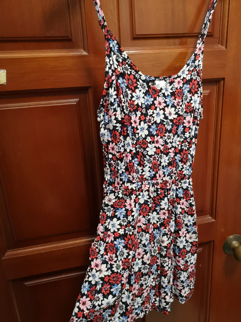 Floral sales jumpsuit h&m