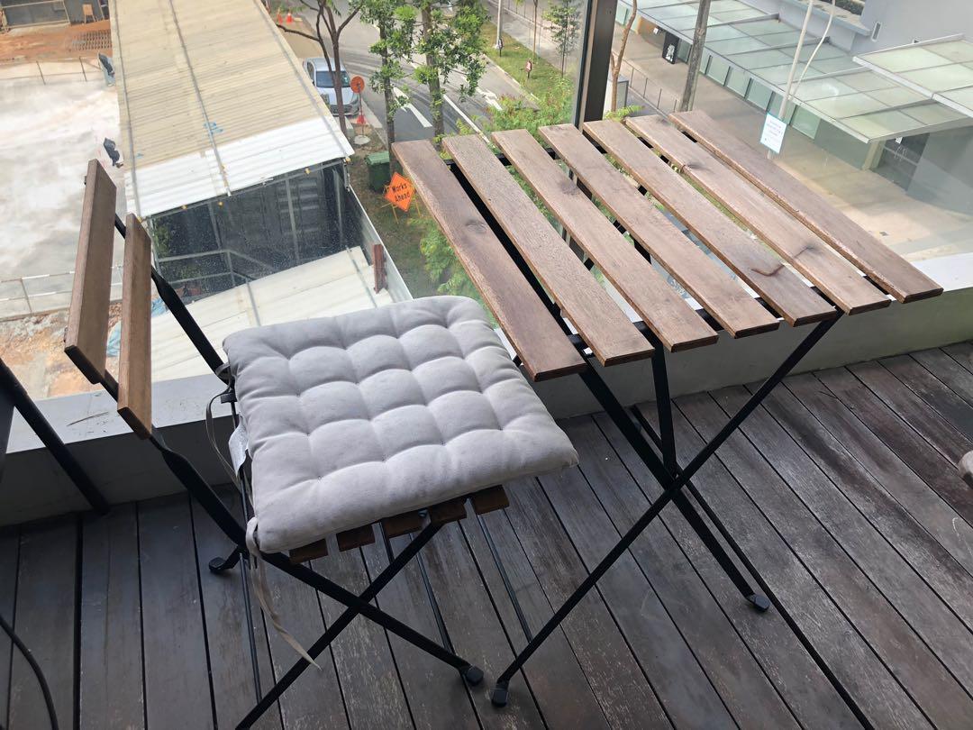 IKEA Balcony Table Set, Furniture & Home Living, Furniture, Tables & Sets on Carousell