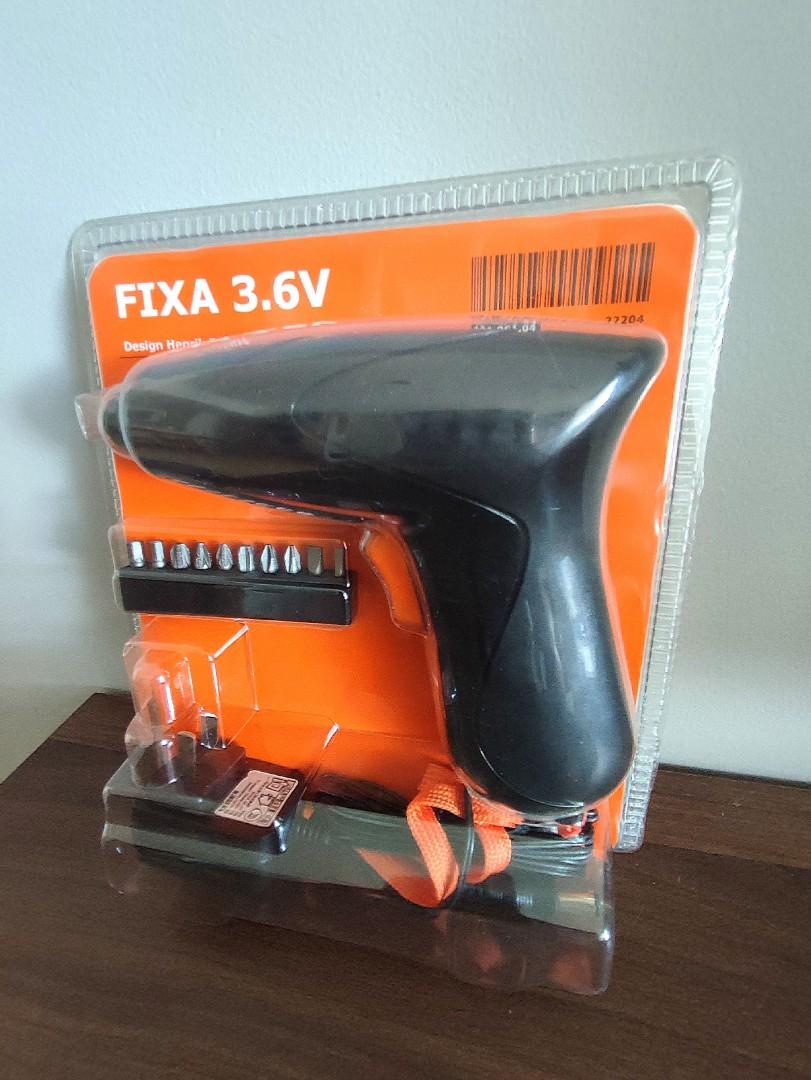 Ikea Fixa 3.6V screwdriver, Furniture & Home Living, Home Improvement & Organization, Home