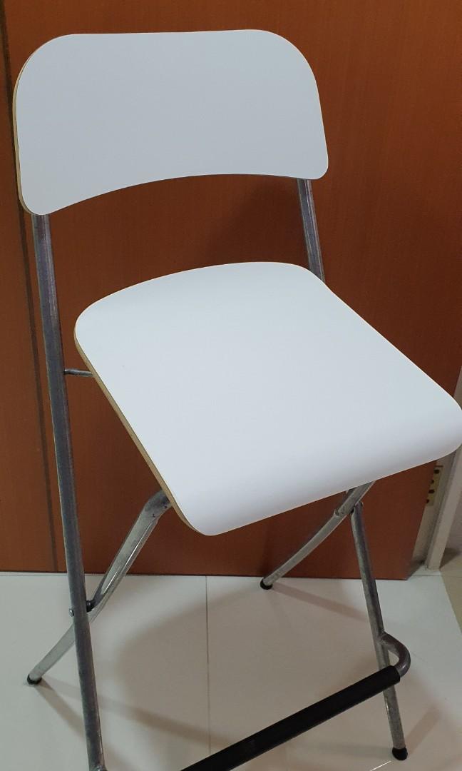 Ikea Foldable Bar Chair, Furniture & Home Living, Furniture, Chairs on