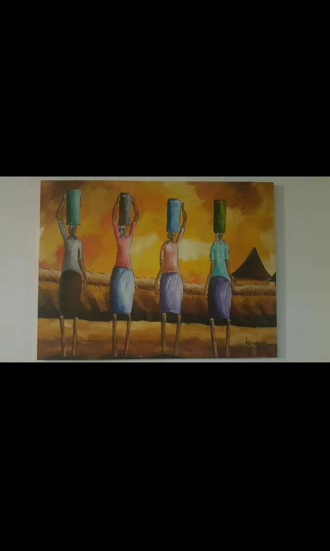 Imported Painting Rush Sale (Category: Frames & Pictures) located in Las Pinas. Submitted by cocoandcrunch (Listing ID 1140578842, Image 2). Description: Dimension : height 30 inches, length 40 inches. With a small rip at the bottom. Please see photos. No COA MOP: BPI, BDO, Gcash deposit or pay upon pick up. Meet up at Our Store Tropical Ave BF Homes.