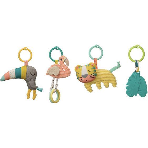 Infantino Go Gaga Deluxe Twist And Fold Activity Gym Pink Animal