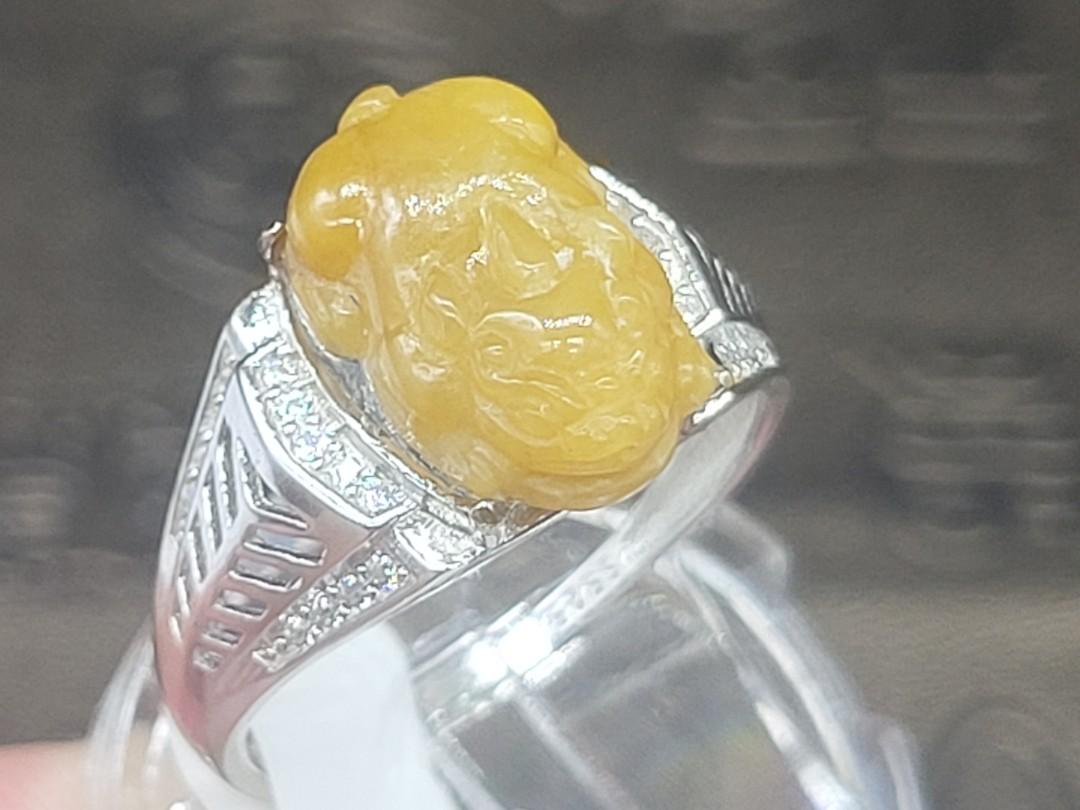 35 Off 翡翠で作ったring 可愛いミャンマー産a貨翡翠貔貅 翡翠ring 天然石 Www Stadtcafe Coburg De