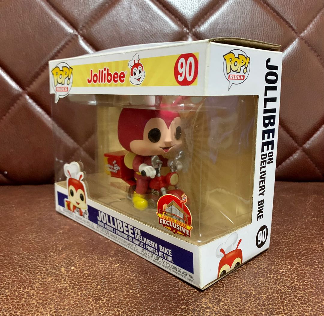 funko pop jollibee on delivery bike