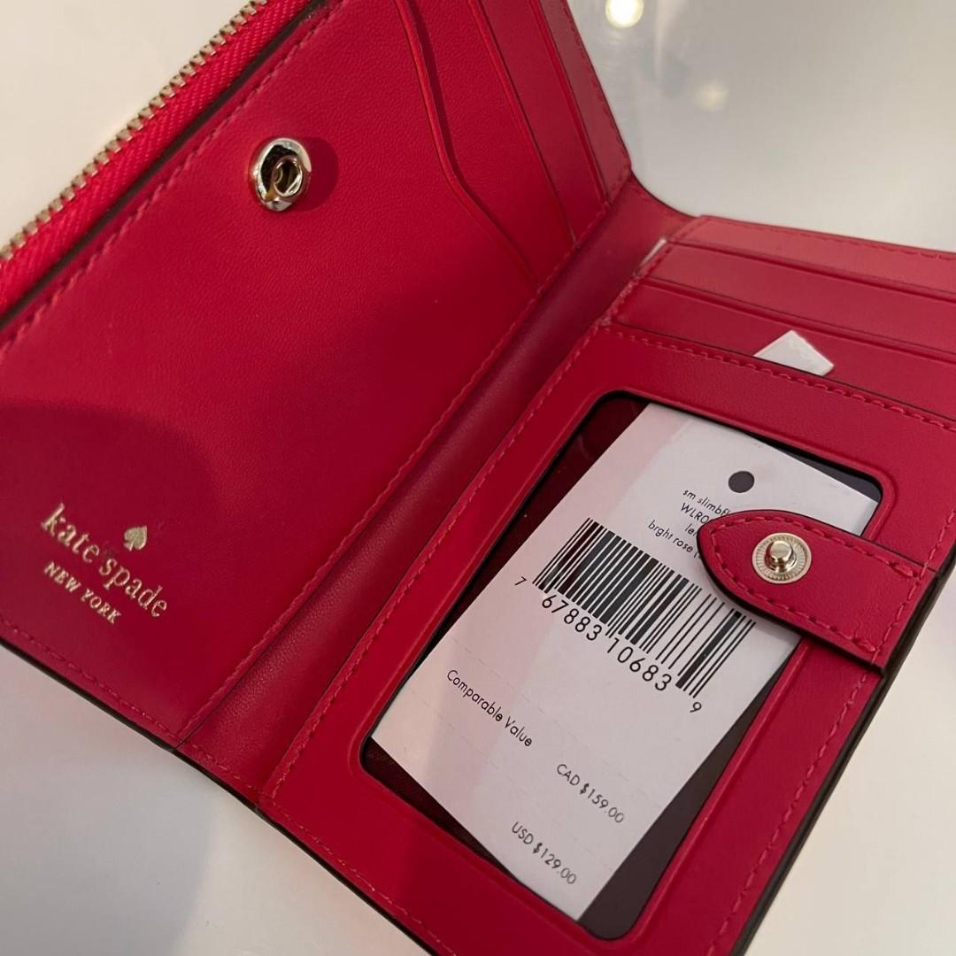 KATE SPADE Leighton Small Slim Bifold Wallet, Women's Fashion, Bags &  Wallets, Purses & Pouches on Carousell