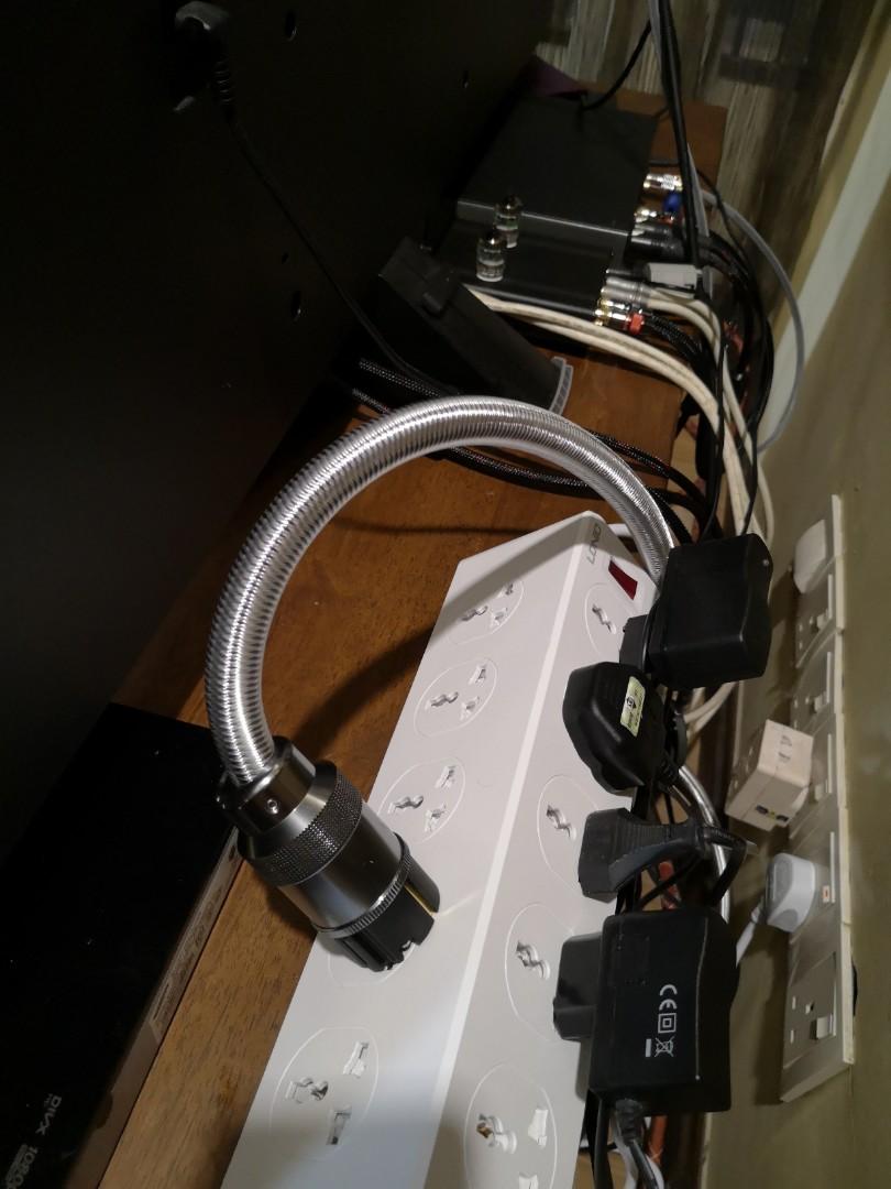 KRELL Pure Copper CRYO156 Power Plug HIFI EU Socket Schuko AC Power