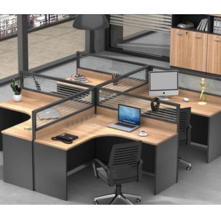 L Shape Executive Workstation, with partion, without Pedestal, Office ...