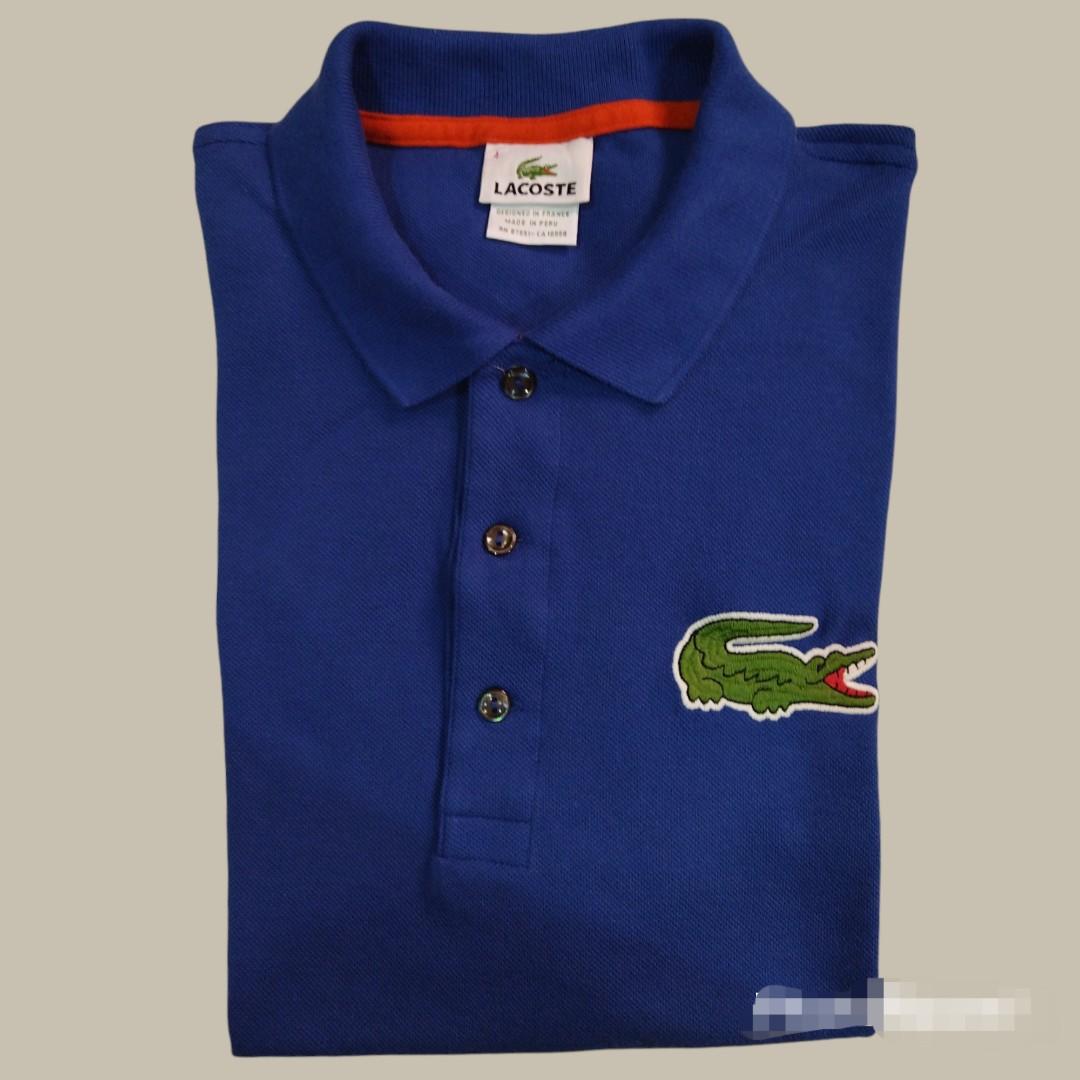 Lacoste big logo polo shirt new arrivals