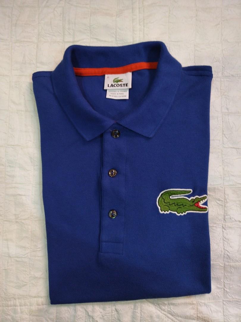 Lacoste polo big shop logo