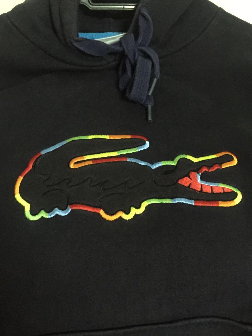 Lacoste rainbow sweater top