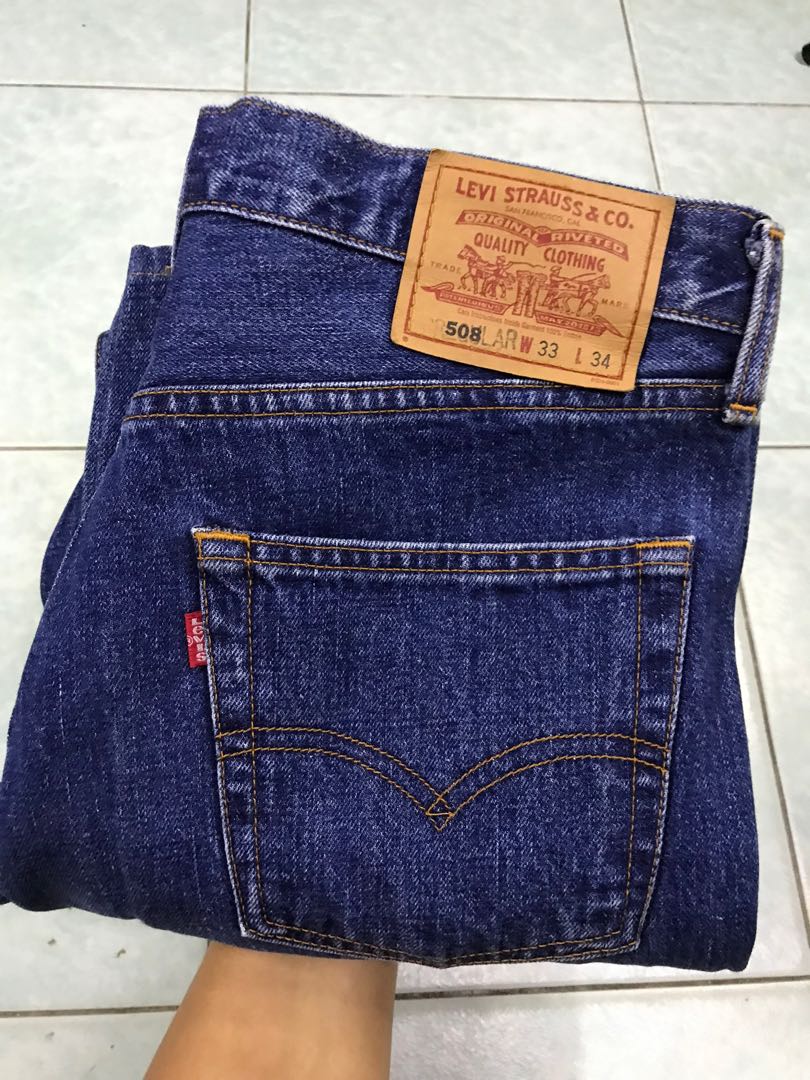 Levis 508 Japan Vintage Jeans Non Selvedge Men s Fashion Bottoms
