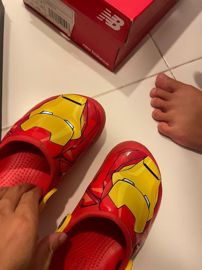 Crocs iron man 2024 light up