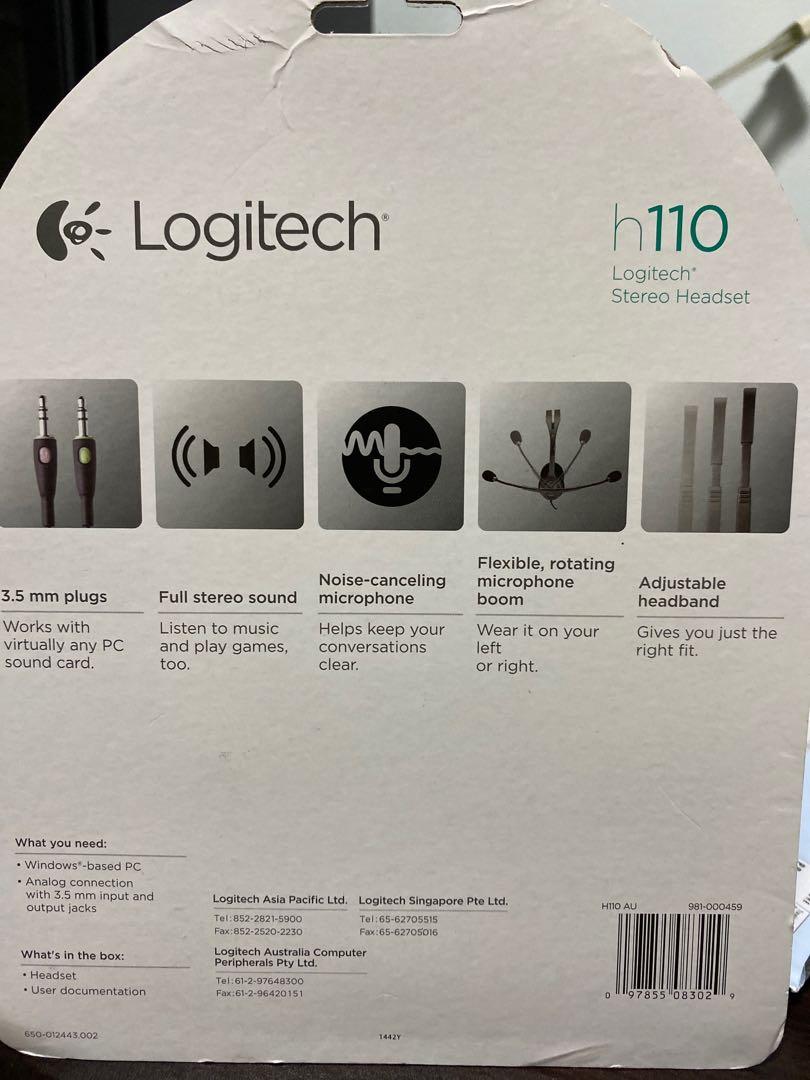 Logitech Headset h11065561047475075111