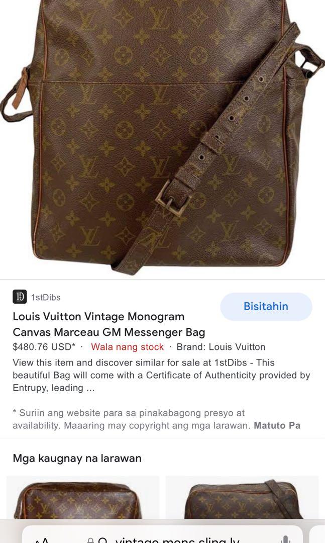 Louis Vuitton Vintage Monogram Canvas Marceau GM Messenger Bag – OPA Vintage