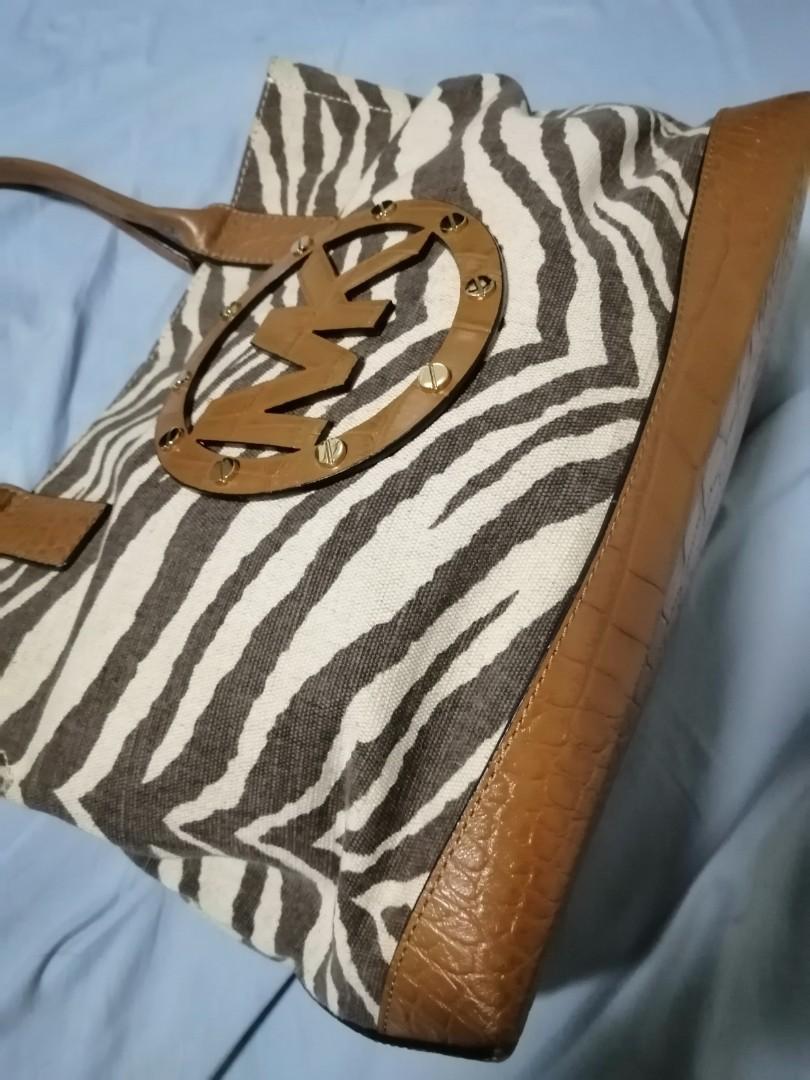 Michael Kors Zebra Tote Women s Fashion Bags Wallets Tote