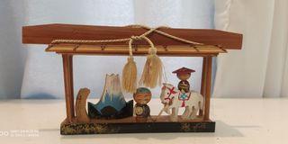 Miniature Japan traditions wood 12x8cm