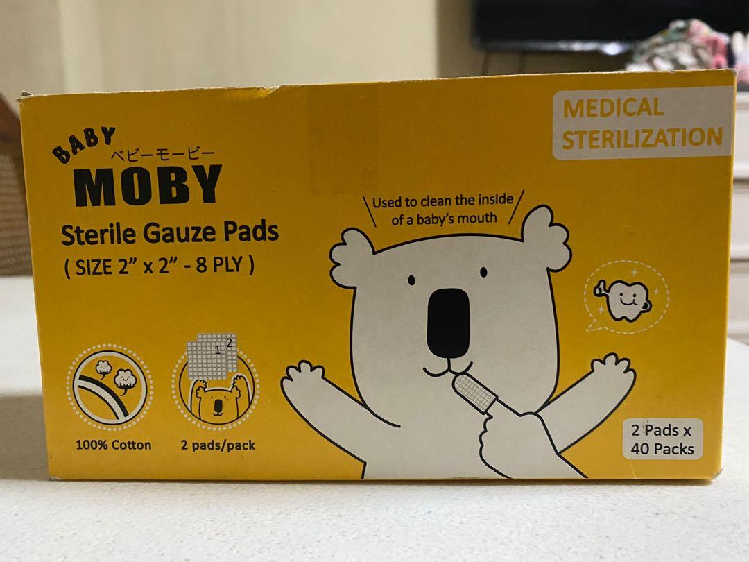 Moby Gauze Pad (Category: Baby Toiletries & Grooming) located in Quezon City. Submitted by racqueluy7 (Listing ID 1140562375, Image 1). Description: - Unopened Box - SRP: P300 - RFS: Decluttering - Located at QC / Ortigas - Shipping via Grab / Lalamove c/o buyer - Mode of payment: BPI / BDO / Gcash - Pls refer to the photos 🙂 .