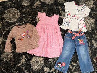 Mothercare original for toddler 1-3yrs old, selling as lot only