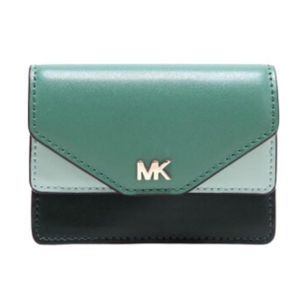 Michael kors racing green wallet sales
