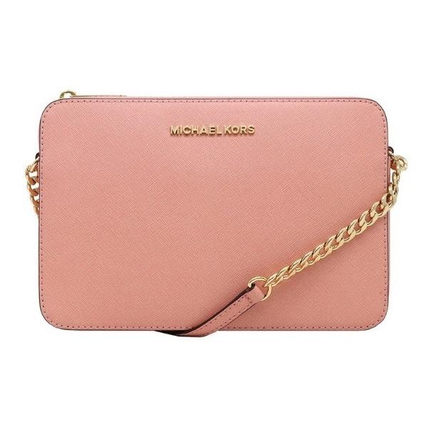 NEW MICHAEL KORS 35T8GTTC9L JSI LARGE EW CROSSBODY PALE PINK
