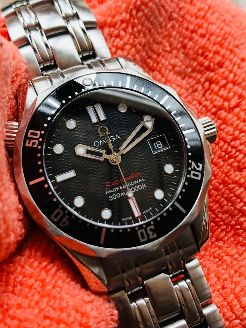 Omega seamaster midsize black cheap