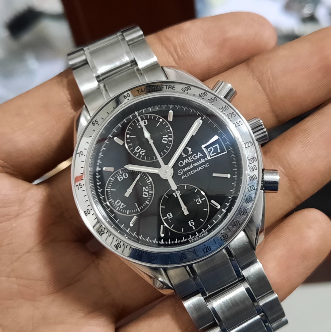 Omega Speedmaster Ref. 31535 Date Chronograph Swiss Made Automatic Watch,  Men's Fashion, Watches \u0026 Accessories, Watches on Carousell