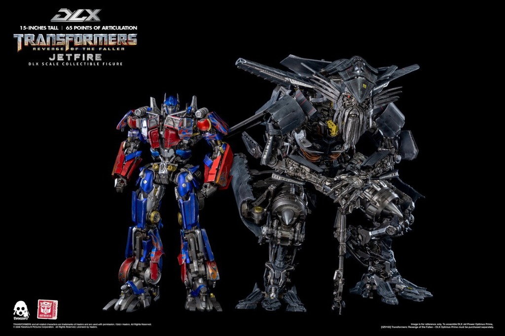 Optimus Prime + Jetfire (DLX Set) ThreeZero Transformers Revenge of