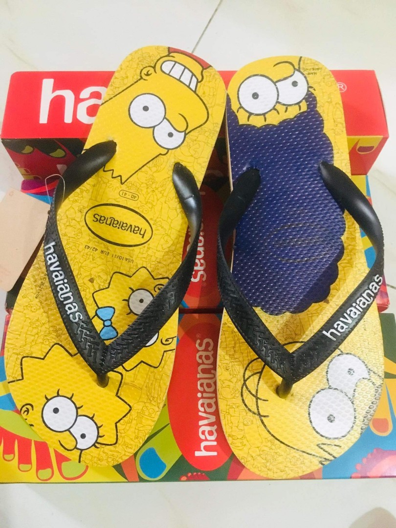 Orig havaianas simpson edition Men s Fashion Footwear Slippers